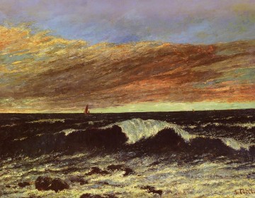  gustav - La Vague pintor realista Gustave Courbet